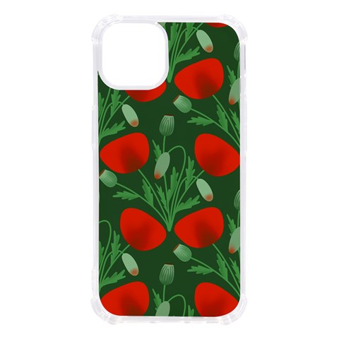 Poppy Fierce Wolf Poppies Bud iPhone 13 TPU UV Print Case from ArtsNow.com Front