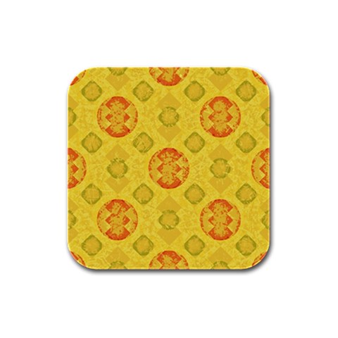 Art Pattern Design Background Rubber Square Coaster (4 pack) from ArtsNow.com Front