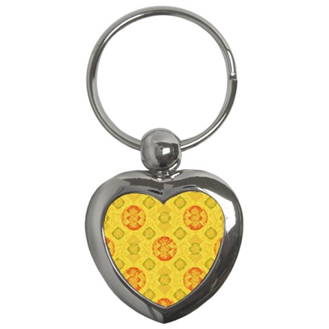 Art Pattern Design Background Key Chain (Heart) from ArtsNow.com Front