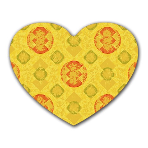 Art Pattern Design Background Heart Mousepad from ArtsNow.com Front