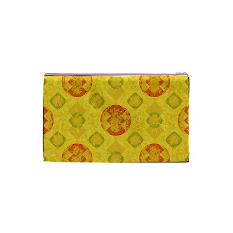 Art Pattern Design Background Cosmetic Bag (Small) from ArtsNow.com Back