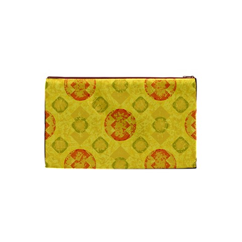 Art Pattern Design Background Cosmetic Bag (Small) from ArtsNow.com Back