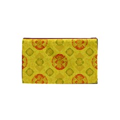 Art Pattern Design Background Cosmetic Bag (Small) from ArtsNow.com Back