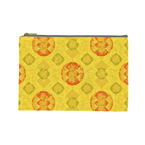 Art Pattern Design Background Cosmetic Bag (Large) from ArtsNow.com Front