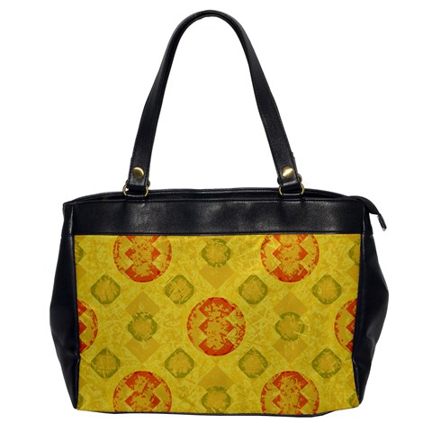 Art Pattern Design Background Oversize Office Handbag from ArtsNow.com Front