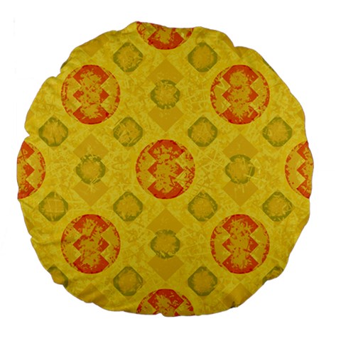 Art Pattern Design Background Large 18  Premium Flano Round Cushions from ArtsNow.com Front