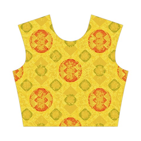 Art Pattern Design Background Cotton Crop Top from ArtsNow.com Front