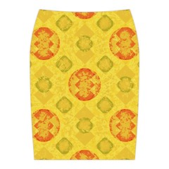 Art Pattern Design Background Midi Wrap Pencil Skirt from ArtsNow.com Back