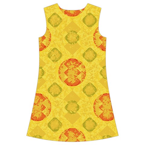 Art Pattern Design Background Kids  Short Sleeve Velvet Dress from ArtsNow.com Back