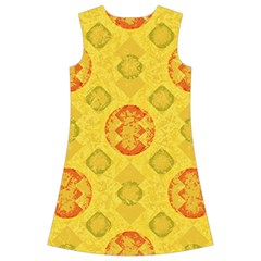 Art Pattern Design Background Kids  Short Sleeve Velvet Dress from ArtsNow.com Back