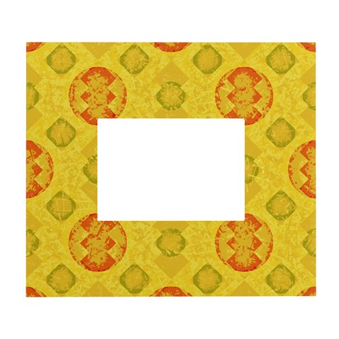 Art Pattern Design Background White Wall Photo Frame 5  x 7  from ArtsNow.com Front