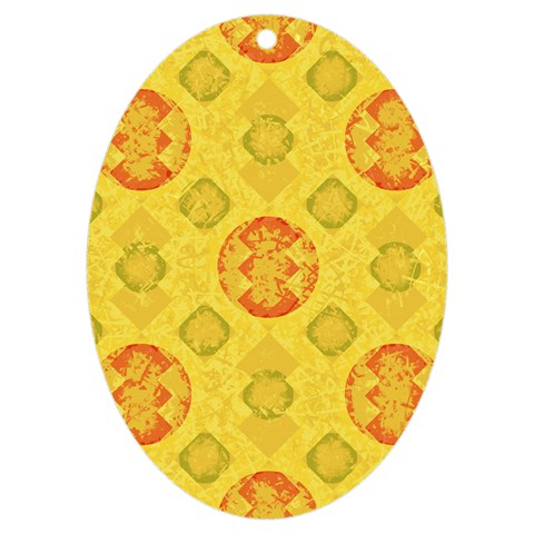 Art Pattern Design Background UV Print Acrylic Ornament Oval from ArtsNow.com Front