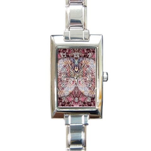 Stitches Blend Rectangle Italian Charm Watch from ArtsNow.com Front