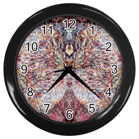 Stitches Blend Wall Clock (Black) from ArtsNow.com Front