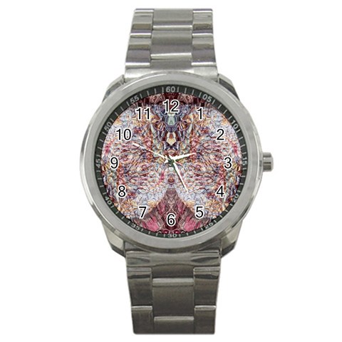 Stitches Blend Sport Metal Watch from ArtsNow.com Front