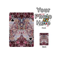 King Stitches Blend Playing Cards 54 Designs (Mini) from ArtsNow.com Front - SpadeK