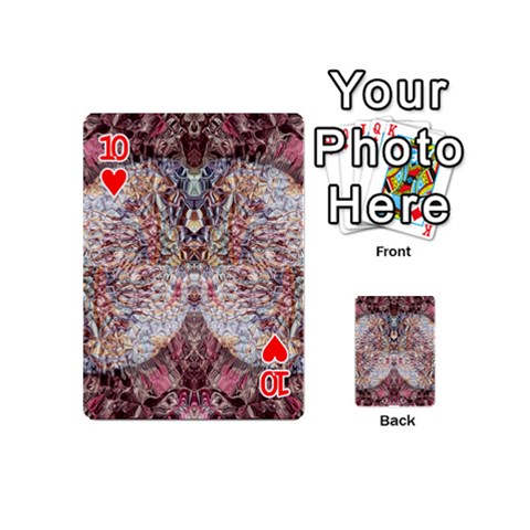 Stitches Blend Playing Cards 54 Designs (Mini) from ArtsNow.com Front - Heart10