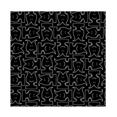 Enigmatic Demon Black and White Pattern Duvet Cover Double Side (Full/ Double Size) from ArtsNow.com Front