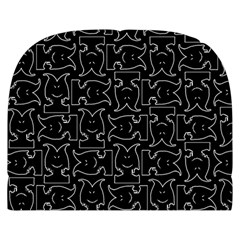 Enigmatic Demon Black and White Pattern Make Up Case (Small) from ArtsNow.com Back