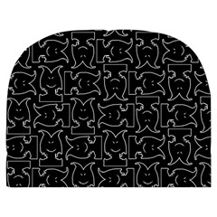 Enigmatic Demon Black and White Pattern Make Up Case (Medium) from ArtsNow.com Front