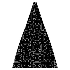 Enigmatic Demon Black and White Pattern Automatic Folding Umbrella with Case (Large) from ArtsNow.com 13.71 x19.92  Umbrella - 1