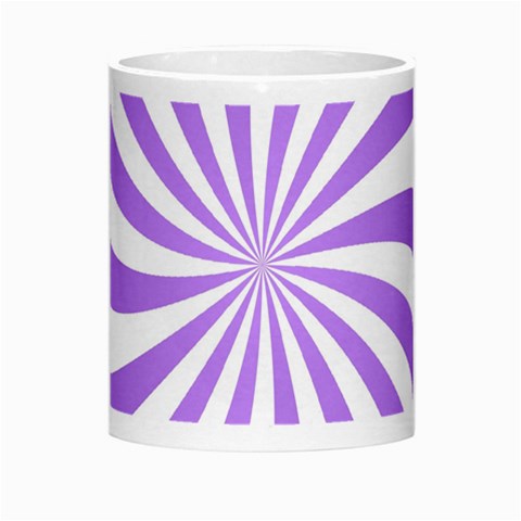 Spiral Vortex Rays Lavender Swirl Purple Morph Mug from ArtsNow.com Center