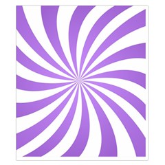 Spiral Vortex Rays Lavender Swirl Purple Duvet Cover Double Side (California King Size) from ArtsNow.com Back