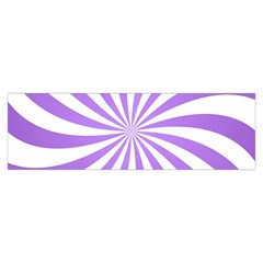 Spiral Vortex Rays Lavender Swirl Purple Toiletries Pouch from ArtsNow.com Hand Strap