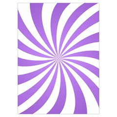 Spiral Vortex Rays Lavender Swirl Purple Playing Cards Single Design (Rectangle) with Custom Box from ArtsNow.com Card