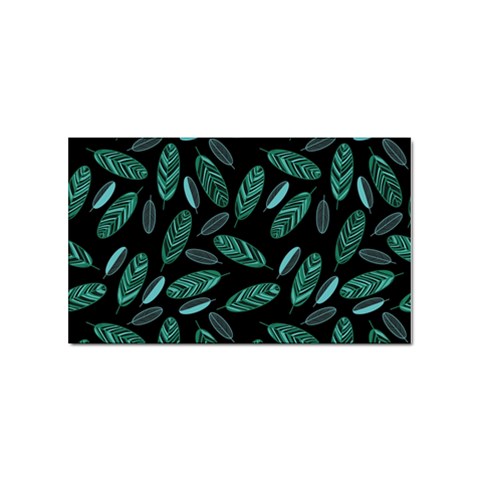 Leaves Pattern Abstract Blade Sticker Rectangular (100 pack) from ArtsNow.com Front