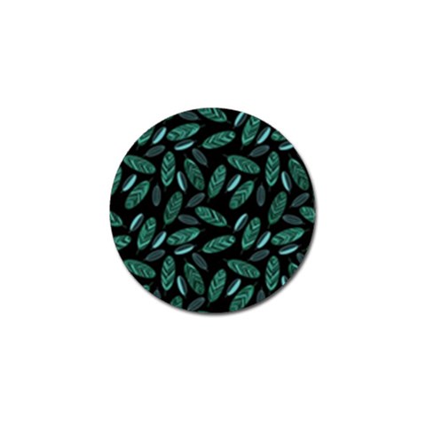 Leaves Pattern Abstract Blade Golf Ball Marker (10 pack) from ArtsNow.com Front