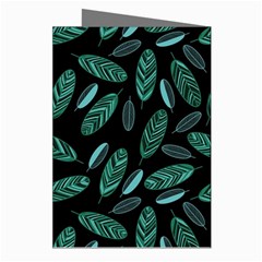 Leaves Pattern Abstract Blade Greeting Cards (Pkg of 8) from ArtsNow.com Right