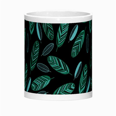 Leaves Pattern Abstract Blade Morph Mug from ArtsNow.com Center