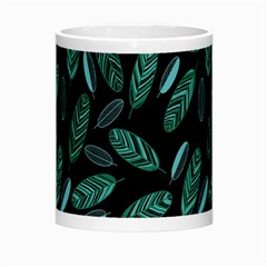 Leaves Pattern Abstract Blade Morph Mug from ArtsNow.com Center