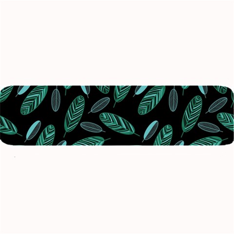 Leaves Pattern Abstract Blade Large Bar Mat from ArtsNow.com 32 x8.5  Bar Mat