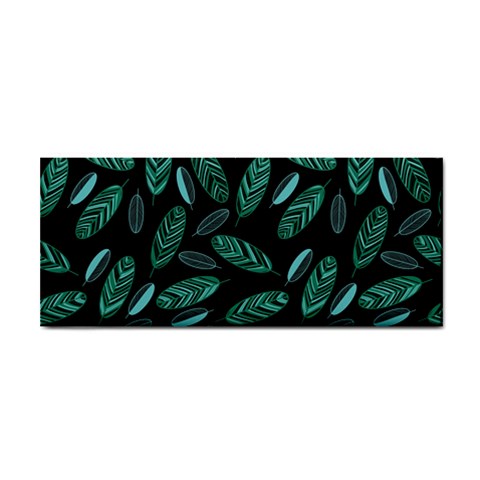 Leaves Pattern Abstract Blade Hand Towel from ArtsNow.com Front