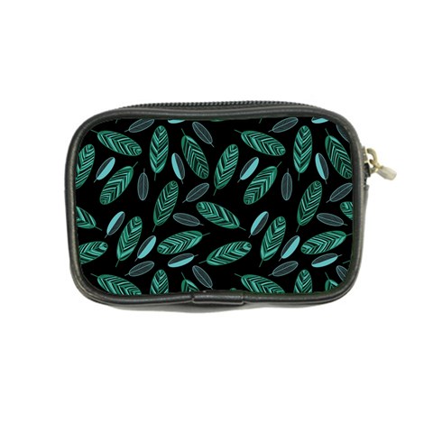 Leaves Pattern Abstract Blade Coin Purse from ArtsNow.com Back