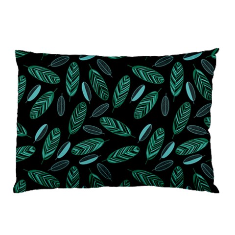 Leaves Pattern Abstract Blade Pillow Case (Two Sides) from ArtsNow.com Back