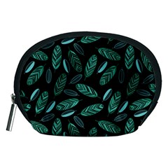 Leaves Pattern Abstract Blade Accessory Pouch (Medium) from ArtsNow.com Front