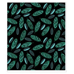 Leaves Pattern Abstract Blade Duvet Cover Double Side (California King Size) from ArtsNow.com Front