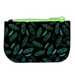 Leaves Pattern Abstract Blade Large Coin Purse from ArtsNow.com Back