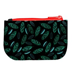 Leaves Pattern Abstract Blade Large Coin Purse from ArtsNow.com Back