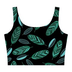 Leaves Pattern Abstract Blade Midi Sleeveless Dress from ArtsNow.com Top Back