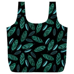 Leaves Pattern Abstract Blade Full Print Recycle Bag (XXL) from ArtsNow.com Front