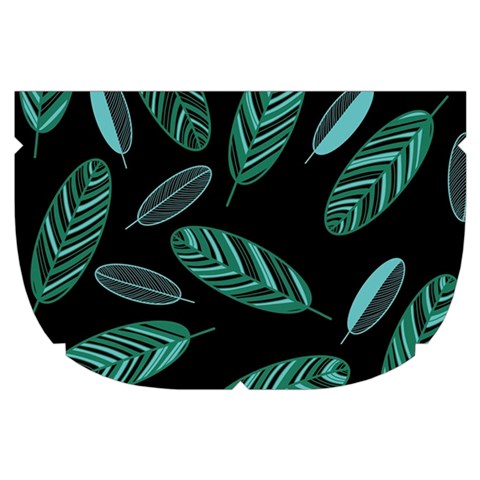 Leaves Pattern Abstract Blade Make Up Case (Small) from ArtsNow.com Side Right