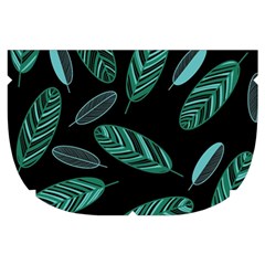 Leaves Pattern Abstract Blade Make Up Case (Small) from ArtsNow.com Side Left