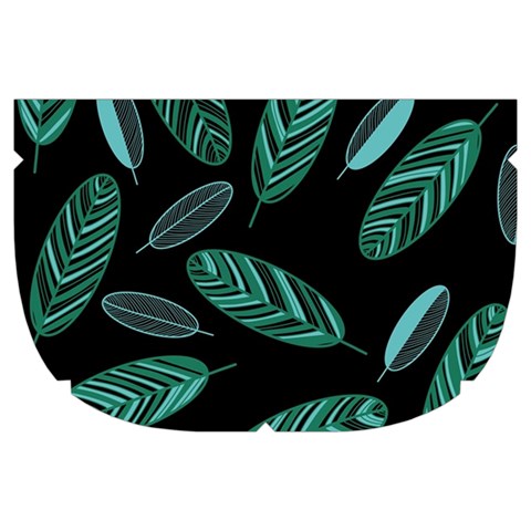 Leaves Pattern Abstract Blade Make Up Case (Large) from ArtsNow.com Side Right