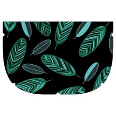 Leaves Pattern Abstract Blade Make Up Case (Large) from ArtsNow.com Side Left