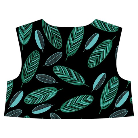 Leaves Pattern Abstract Blade Kids  Midi Sailor Dress from ArtsNow.com Back Top