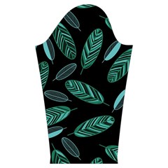 Leaves Pattern Abstract Blade Kids  Midi Sailor Dress from ArtsNow.com Sleeve Right